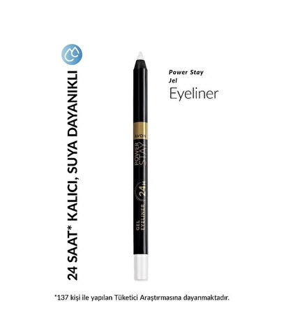 Avon Power Stay Jel Eyeliner White