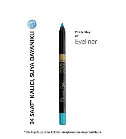 Avon Power Stay Jel Eyeliner Tropical Teal