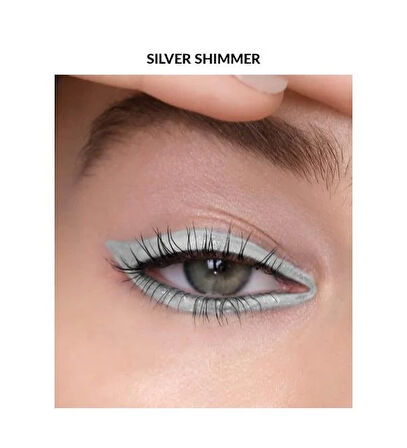 Avon Power Stay Jel Eyeliner Silver Shimmer