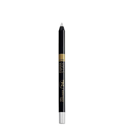 Avon Power Stay Jel Eyeliner Silver Shimmer