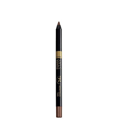 Avon Power Stay Jel Eyeliner Chocolate Brown