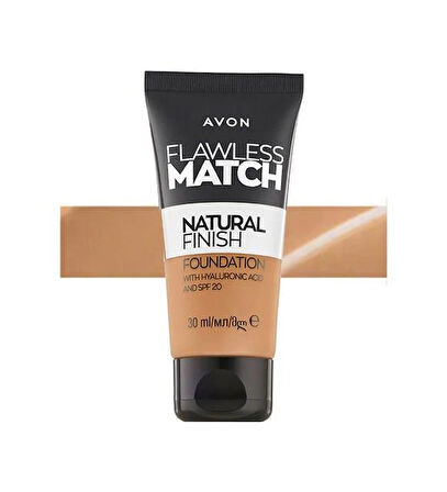 Avon Flawless Match Natural Likit Fondöten Spf20 30 Ml. Nude 228G