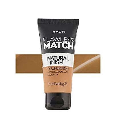 Avon Flawless Match Natural Likit Fondöten Spf20 30 Ml. Light Caramel 355G