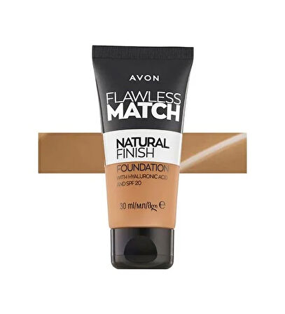 Avon Flawless Match Natural Likit Fondöten Spf20 30 Ml. Sun Beige 320G