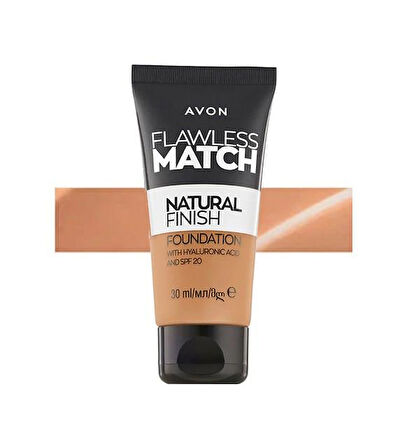 Avon Flawless Match Natural Likit Fondöten Spf20 30 Ml. Pale Pink 215P