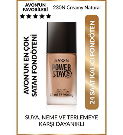 Avon Power Stay Mat Fondöten 30ml. 260G True Beige