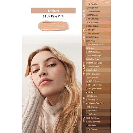 Avon Power Stay Mat Fondöten 30ml. 420G Caramel