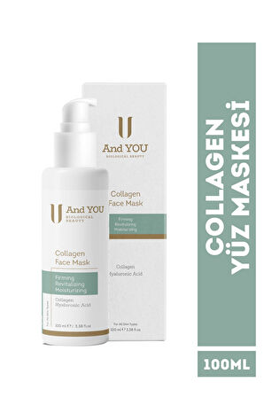 AND YOU Collagen Face Mask / Kolajen Yüz Maskesi 100 ml