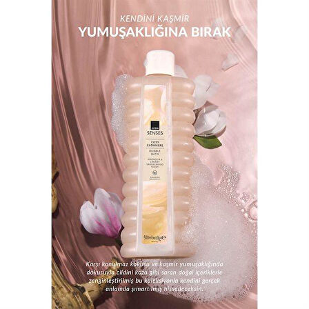 Avon Senses Cosy Cashmere Banyo Köpüğü- 500ml