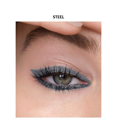 Avon Power Stay Jel Eyeliner - Steel