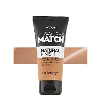 Avon Flawless Match Natural Likit Fondöten Spf20 30ml. 210N Light Beige