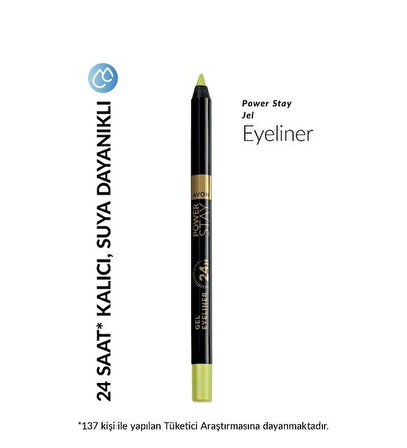 Avon Power Stay Jel Eyeliner. Lime