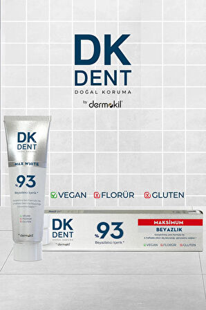 Dermokil Dk Dent %93 Max Beyazlık Diş Macunu 75 ml