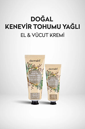 Dermokil Kenevir Tohumu Yağlı El ve Vücut Kremi 75ml