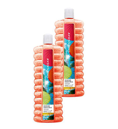 Avon Tropical Mexicana Çarkıfelek ve Limon Kokulu Banyo Köpüğü 1 Lt. İkili Set