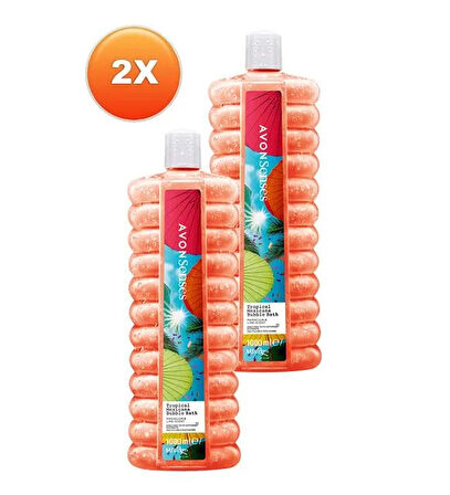 Avon Tropical Mexicana Çarkıfelek ve Limon Kokulu Banyo Köpüğü 1 Lt. İkili Set