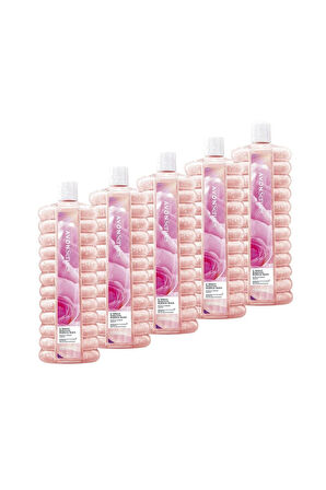 Avon L'amour Sunrise Gül Ve Kehribar Kokulu Banyo Köpüğü 1 Lt. Beşli Set