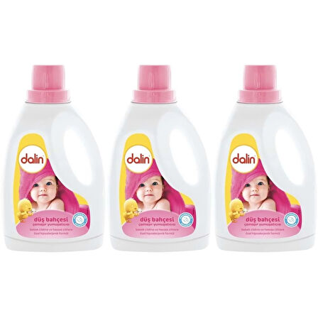 Dalin Sıvı Çamaşır Yumuşatıcısı Düş Bahçesi 1500ml. Üçlü Set