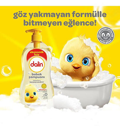 Dalin Bebek Şampuanı 900ML Klasik Pompalı. Üçlü Set