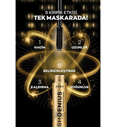 Avon True Lash Genius Maskara 10 Ml Modern Navy