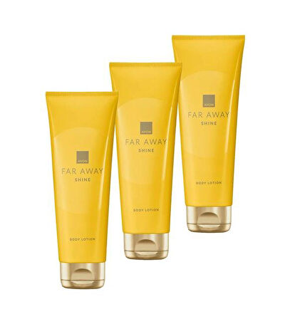 Avon Far Away Shine Vücut Losyonu 125 Ml. Üçlü Set
