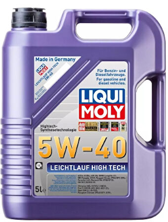 Leichtlauf High Tech 5W-40 Motor Yağı (5 Litre)