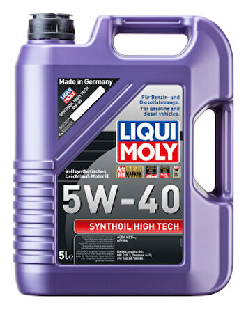 Synthoil High Tech 5W-40 Motor Yağı (5 Litre)