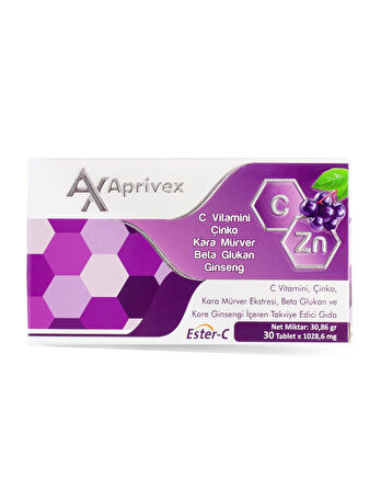 Sambucus Nigra (Kara Mürver) Beta Glukan - Ester C – Ginseng 30 tablet