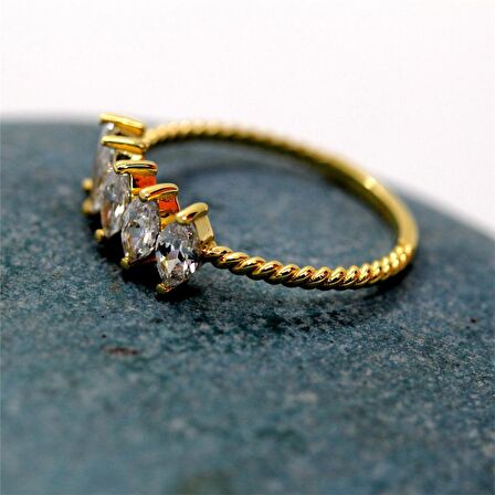 Angel Beştaş 1.50 CT Pırlanta Montörü 14 Ayar Kadın Evlilik Teklifi Yüzüğü-Hediye Beştaş Altın Yüzük