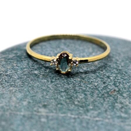 0.70 CT Sultanayt Tektaş Yüzük-0.70 CT Pırlanta Möntörü Evlilik Teklifi 14 Ayar Hediye Altın Yüzük