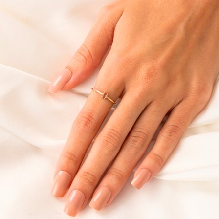 Gümüş Yüzük - 0.30 Karat Zultanit Oval Taşlı 925 Ayar Gümüş Yüzük