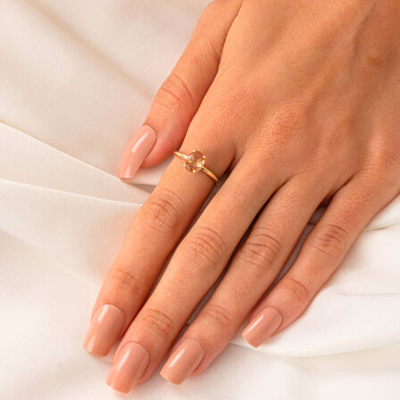 1.10 Karat Zultanit (Renk Değiştiren) Taşlı Pırlanta Montörü 925 Ayar Gümüş Evlilik Teklifi Yüzüğü