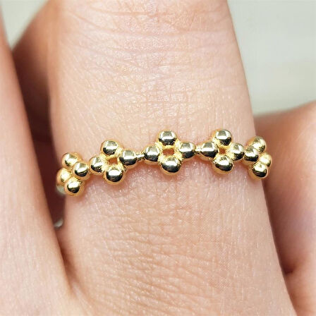 Gümüş Yüzük - Güverseli Minimal Tasarım 925 Ayar Güzel Eklem Yüzüğü