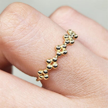 Gümüş Yüzük - Güverseli Minimal Tasarım 925 Ayar Güzel Eklem Yüzüğü