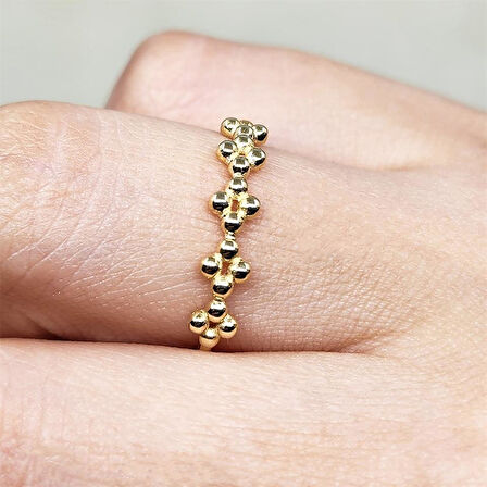 Gümüş Yüzük - Güverseli Minimal Tasarım 925 Ayar Güzel Eklem Yüzüğü