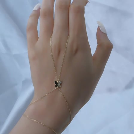 Gümüş Şahmeran-Kelebek 925 Ayar Gümüş Şahmeran