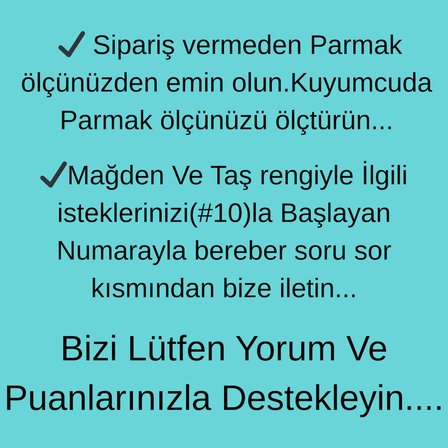 Ajda yüzük 925 Ayar 1,00 ct Gümüş Yüzük