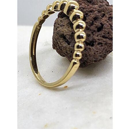 Kadın Süzme Top Top Aşk 925 Ayar Hediye Gümüş Yüzük-Süzme Top Top Taşsız Eklem Gümüş Yüzüğü