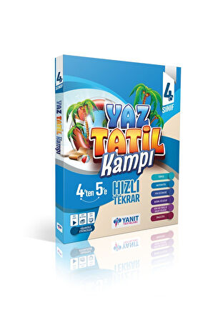 Yanıt 4.Sınıf 4'den 5'e Geçenlere Yaz Tatil Kamp Kitabı