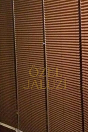 Kahve Cam Balkon Ve Ofis Plisse Perde(Plain008)