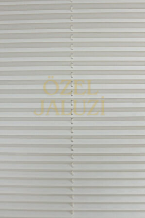 Krem Cam Balkon Ve Ofis Plisse Perde(Plain003)