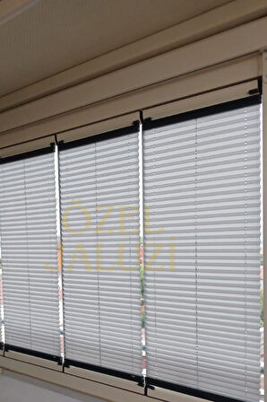 Beyaz Cam Balkon Ve Ofis Plisse Perde( Plain001)