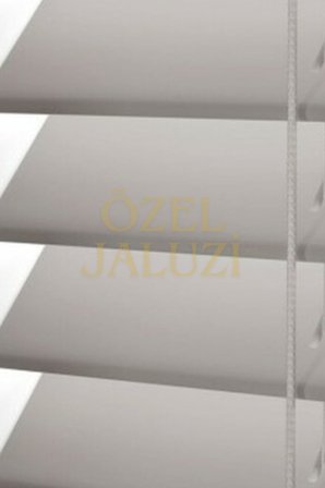 Açık Gri 50 MM Ahşap  Jaluzi