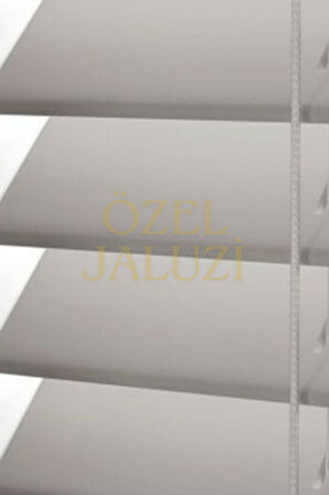 Açık Gri 50 MM Ahşap  Jaluzi