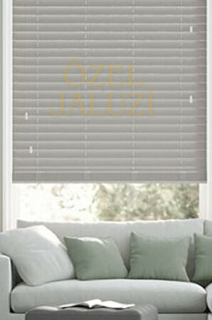 Açık Gri 50 MM Ahşap  Jaluzi