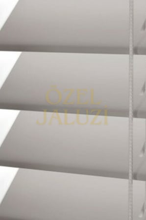 Açık Gri 50 MM Ahşap  Jaluzi