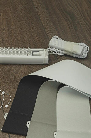 Siyah Blackout Dikey Perde  Döndürülebilen Tam Açık Ya Da Tam Kapalı   Kumaş Dikey