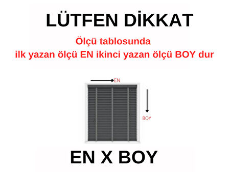 Siyah Redektörlü Kurdelalı Ahşap Jaluzi