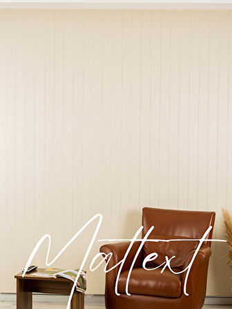 Krem Pvc Dikey Perde  Döndürülebilen Tam Açık Ya Da Tam Kapalı  Pvc Dikey 701