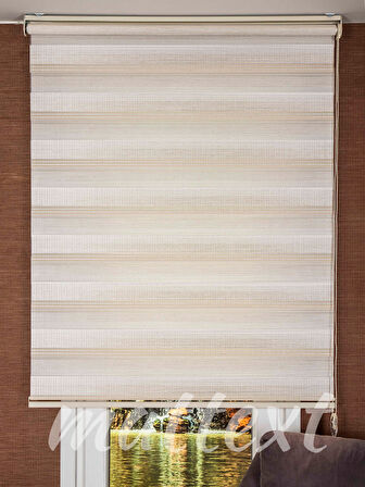 Krem modern  Zebra Perde  Byz3020